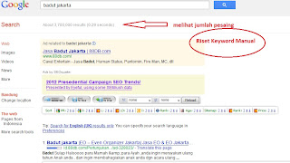 riset keyword secara manual