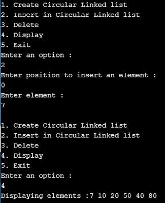Insertion in Circular Linked List