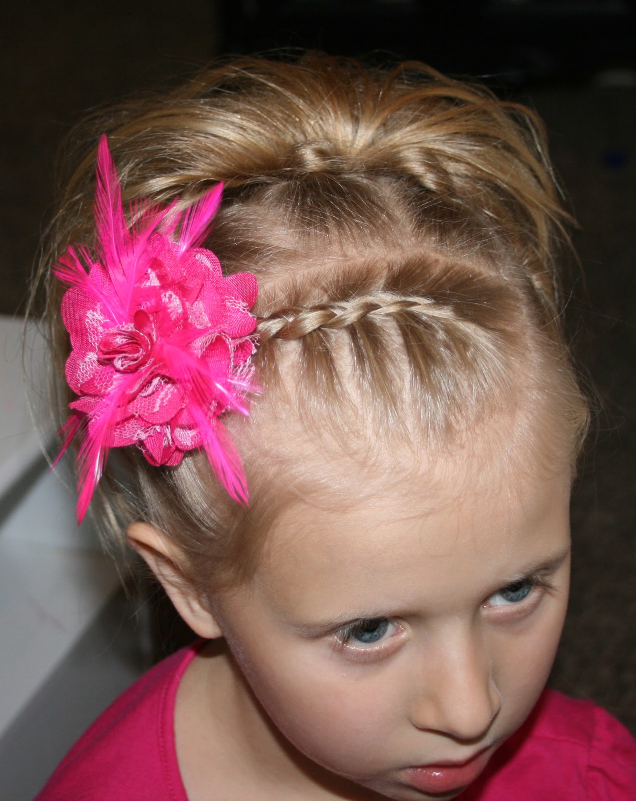 Braided Hairstyles For Short Hair Black Girls Little girl Hairstyle tutorial #7 Knot hair do