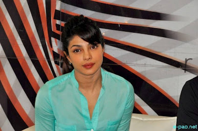 Priyanka Chopra during a Press Meet in Imphal