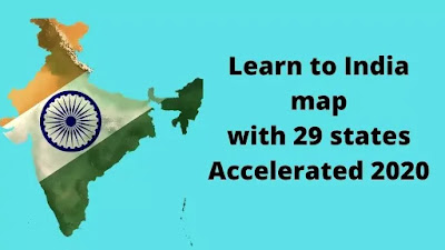 Learn to India map with 29 states Accelerated