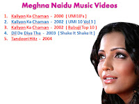 indian sizzling hot actress, meghna naidu movies, and music videos
