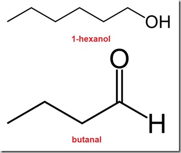 butanal&hexanol