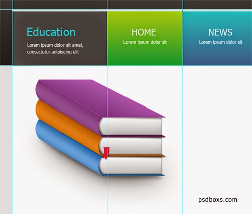 Create a Education Web Design In Photoshop