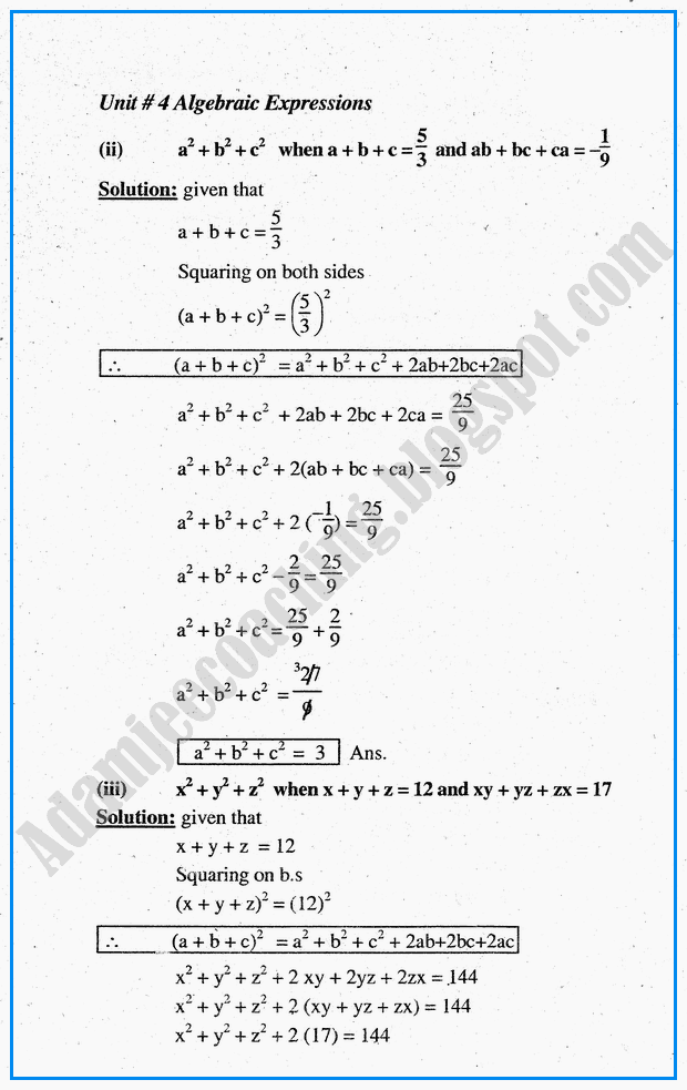 exercise-4-8-algebraic-expressions-mathematics-notes-for-class-10th