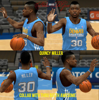 NBA 2K13 Quincy Miller Cyber Face Patch