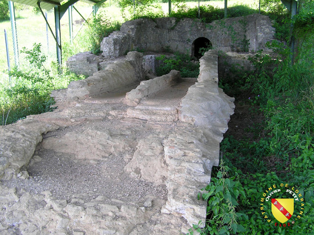 Le bassin de sortie de l'aqueduc de Gorze à Ars-sur-Moselle