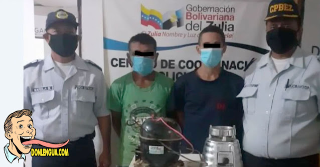 Dos detenidos por robarse una licuadora vieja en el Zulia