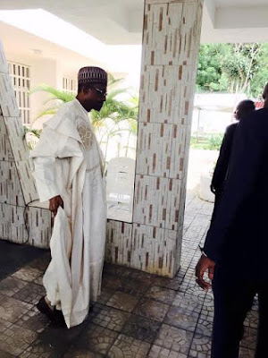 President Buhari today hosted visiting world leaders to an inauguration lunch at Aso Villab