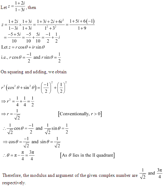 Solutions Class 11 Maths Chapter-5 (Complex Numbers and Quadratic Equations)Miscellaneous Exercise