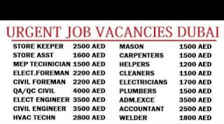 Our company Sharjah For (9 Nos.) In Vacancy Sharjah Company Job In UAE