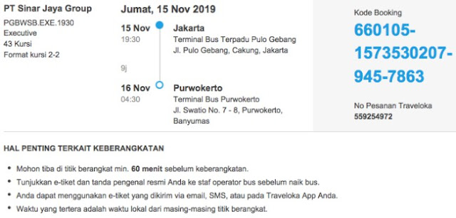 tiket bus online