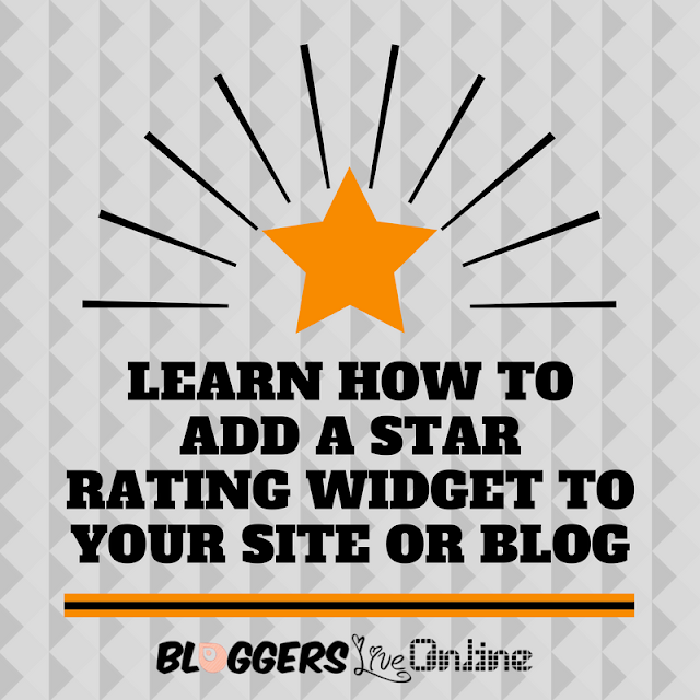 How to Add a Star Rating Widget to Any Site or Blog