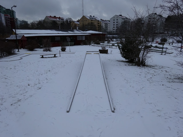 The NIFO Steel Minigolf course at Solna Bangolfklubb