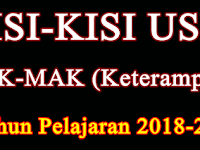 Download Kisi-Kisi USBN SMK/MAK Keterampilan Kurtilas Tahun 2018/2019