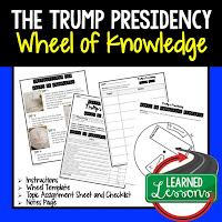 President Trump, Progressive Era, American History Activity, American History Interactive Notebook, American History Wheel of Knowledge