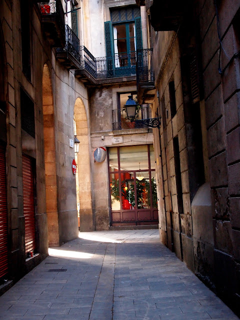 carrer vidre plaza real barcelona