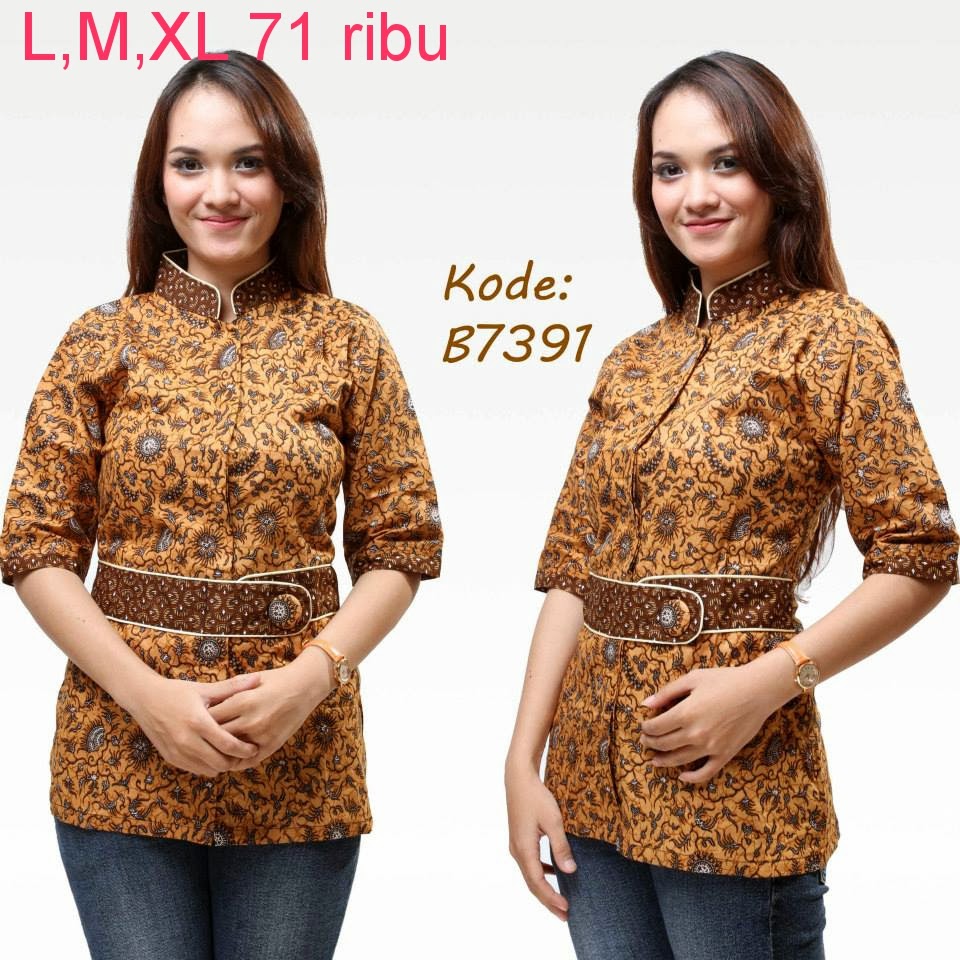  Model  Baju  Batik  Kantor Model  Baju  Batik 