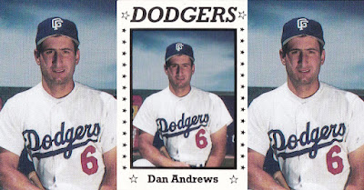 Dan Andrews 1990 Great Falls Dodgers card