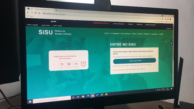 Terminam hoje inscrições para o Sisu do primeiro semestre