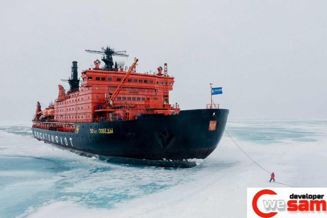 رحلة بحرية إلى القطب الشمالي على كاسحة الجليد