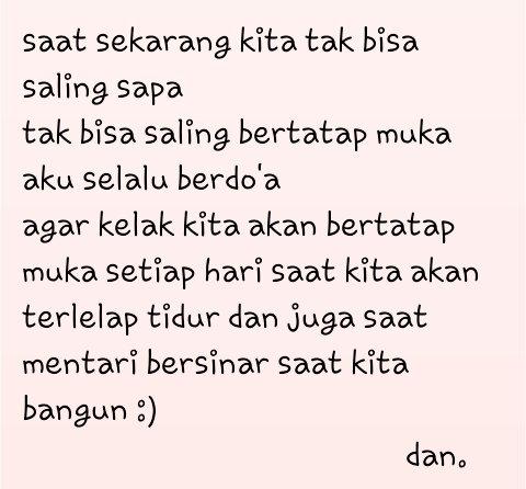  Puisi Cinta Romantis Pendek Untuk Kekasih Jauh