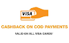 Amazon VISA offer- Get flat 10% cashback on paying COD payment via Visa Cards