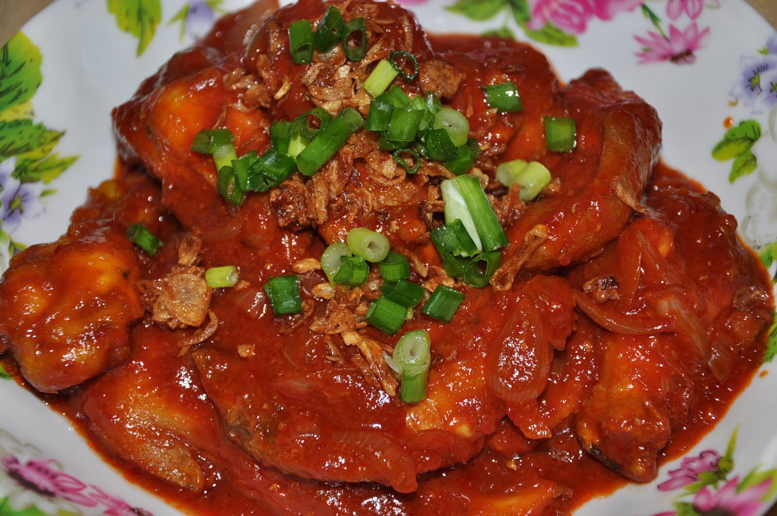 Corat Coret Budak Boyan Ayam Masak Merah Berempah
