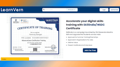 Online certificate