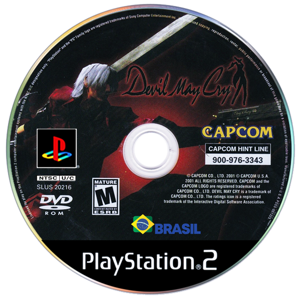 Revivendo a Nostalgia Do PS2: Devil May Cry PT-BR DVD ISO RIPADO PS2