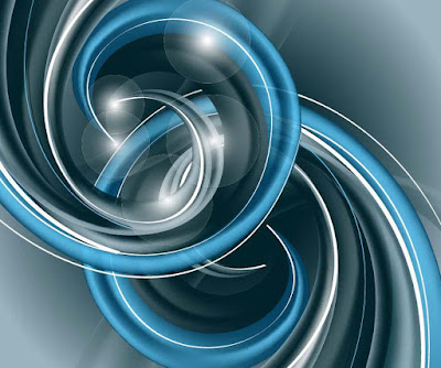 Abstract-Blue-Helix-Vector-Background