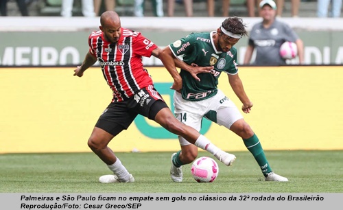 www.seuguara.com.br/Palmeiras/São Paulo/Brasileirão 2022/32ª rodada/