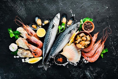 Get calcium from fish and seafood