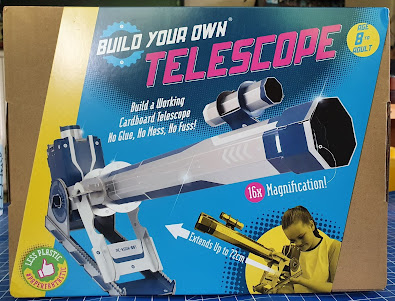 Build Your Own Paper Telescope STEM toy review Age 8+