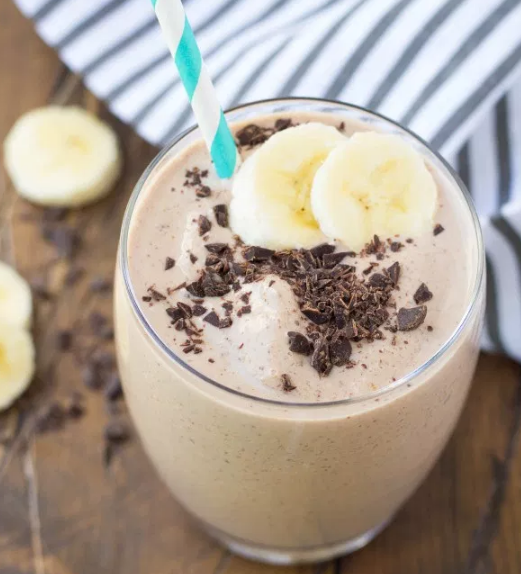 Cocoa Almond Protein Smoothie #drink #delicious 