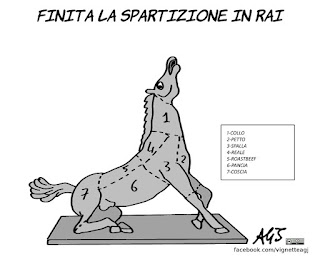 Marcello Foa, RAI, poltrone, lega, m5s, informazione, vignetta, satira