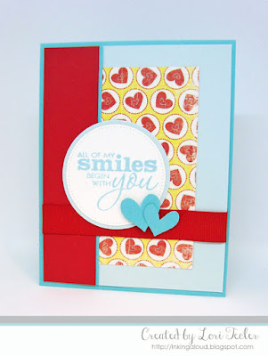 All of My Smiles card-designed by Lori Tecler/Inking Aloud-stamps from Verve Stamps