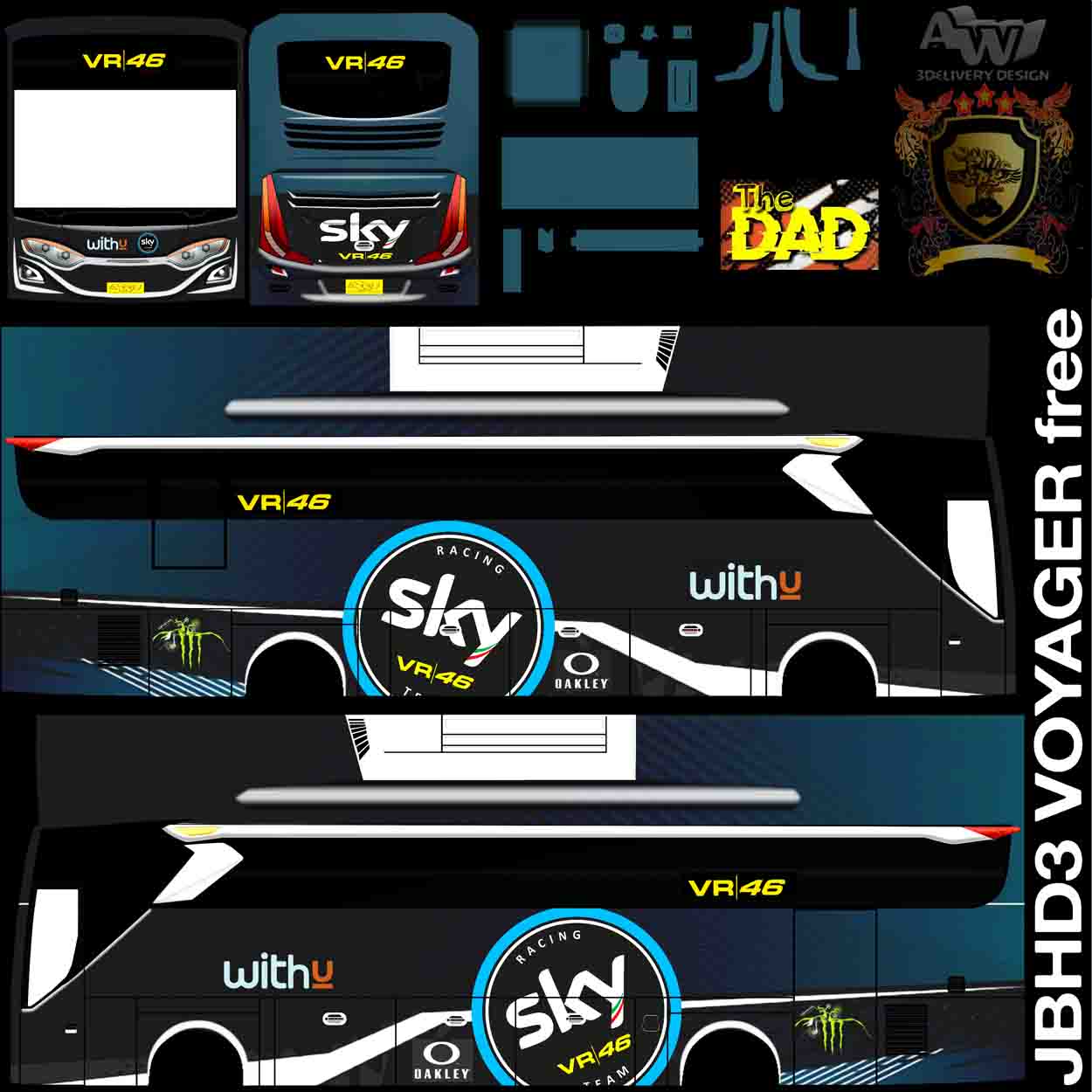 livery bussid racing terbaru