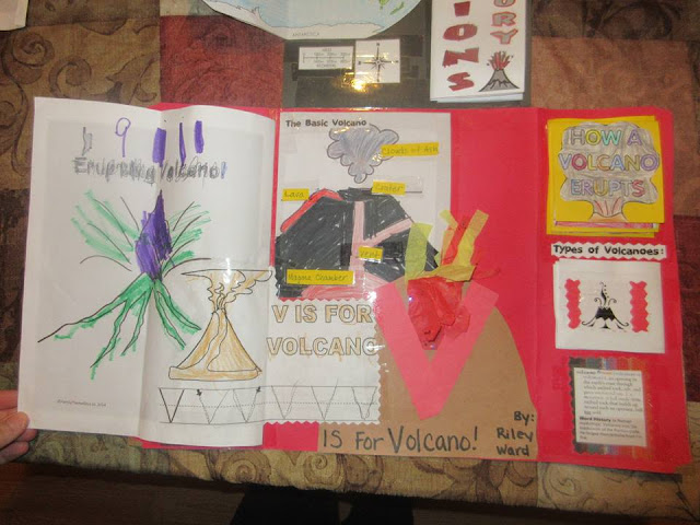 volcano lapbook