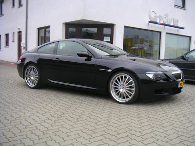 bmw m6 with 21 inch gpower rims