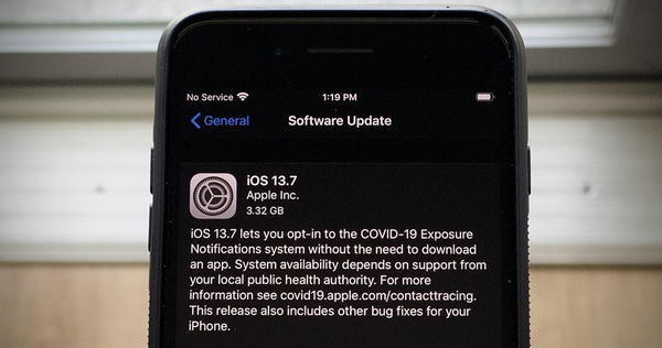 iOS 13.7 Beta: Phát hiện phơi nhiễm COVID-19 không cần tải ứng dụng bên thứ ba
