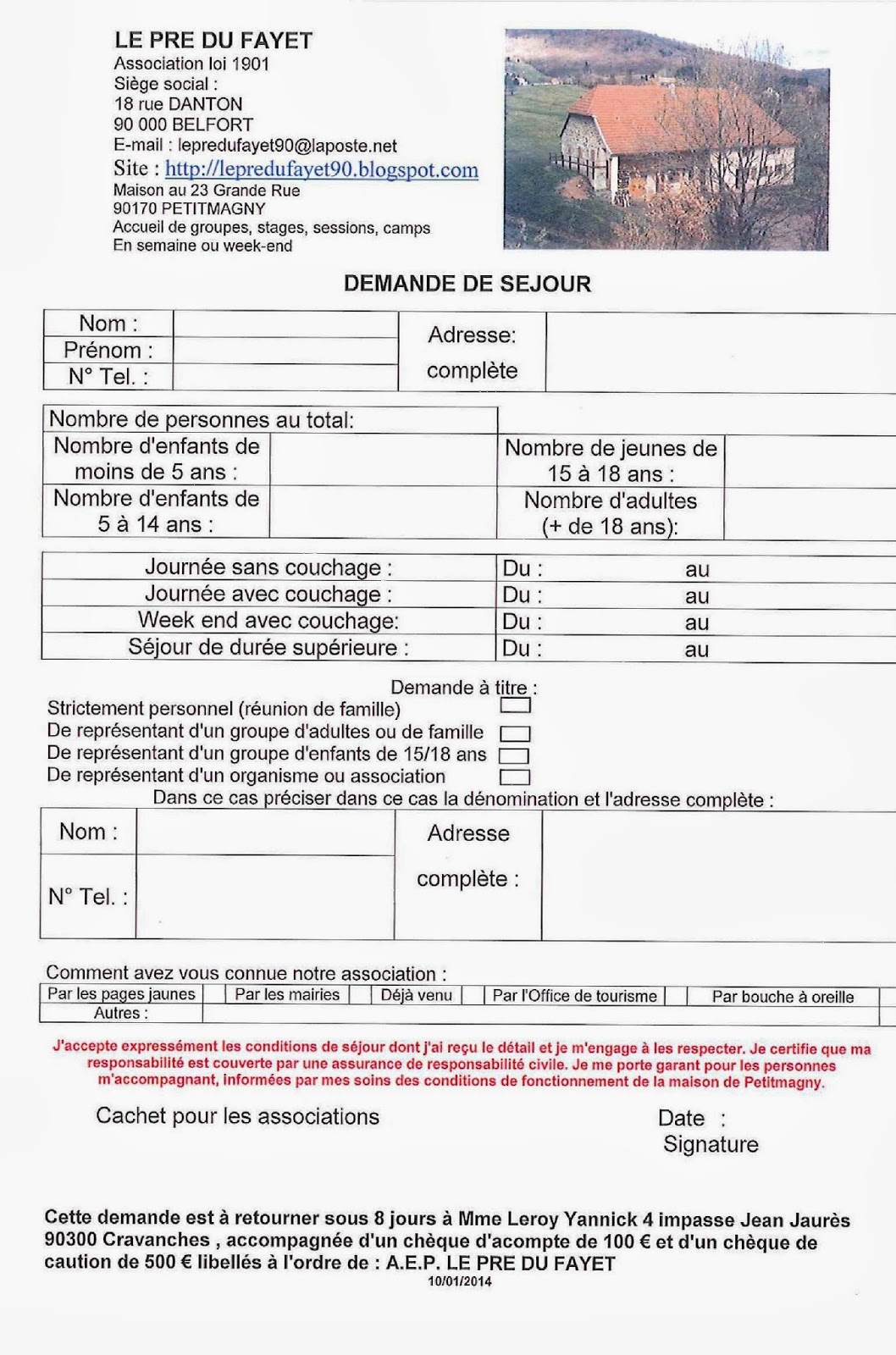 Attestation dhébergement modèle de lettre type LInternaute