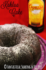 Kahlua Cake - rich chocolate cake flavored with Kahlua | www.fantasticalsharing.com