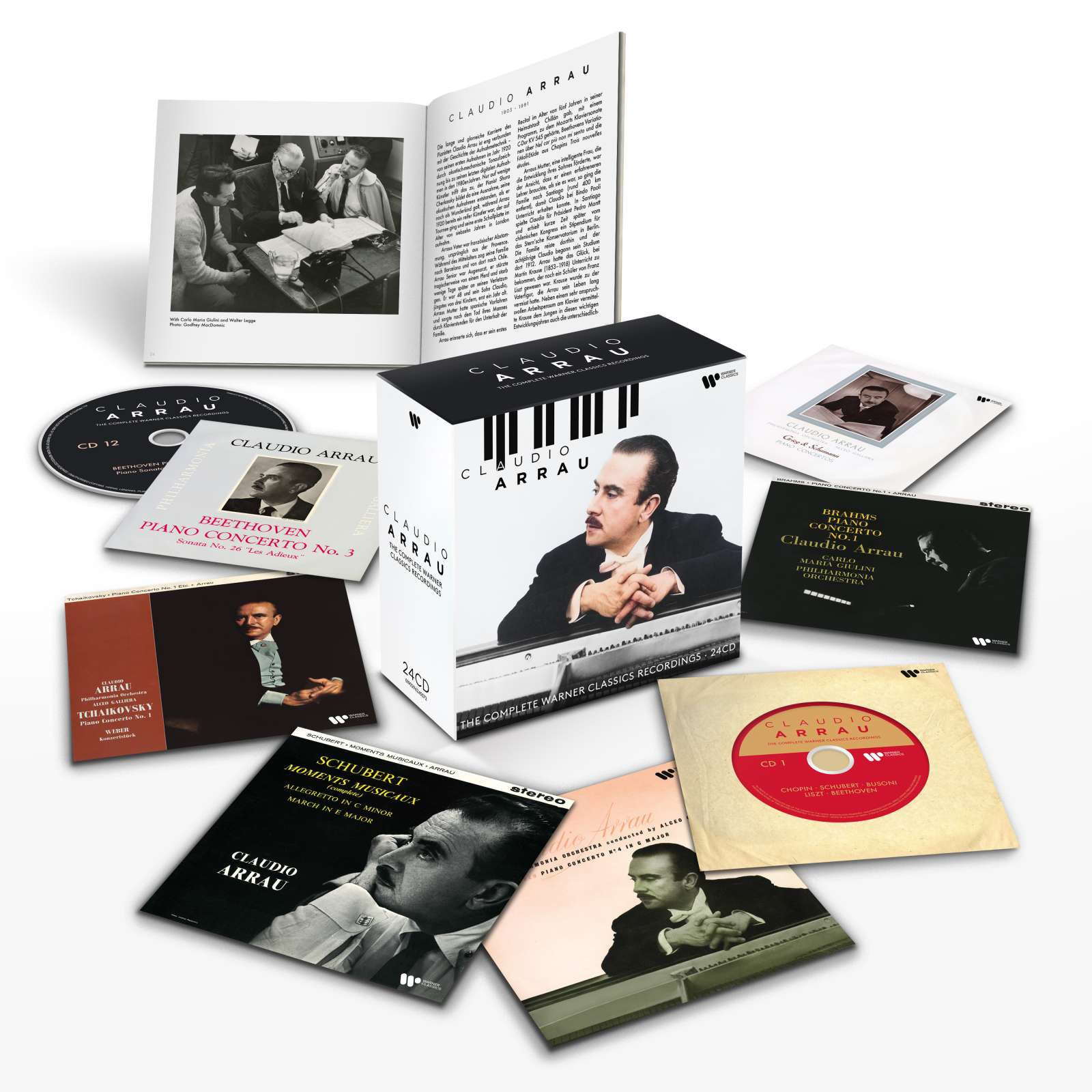 Surdiscos: Claudio Arrau: The Complete Warner Classics Recordings (Box ...