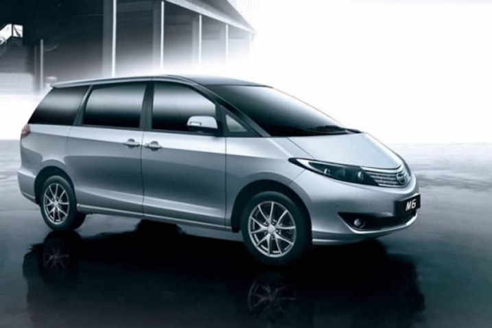 The rebadged Toyota Previa M6, which has been extensively criticised in the 