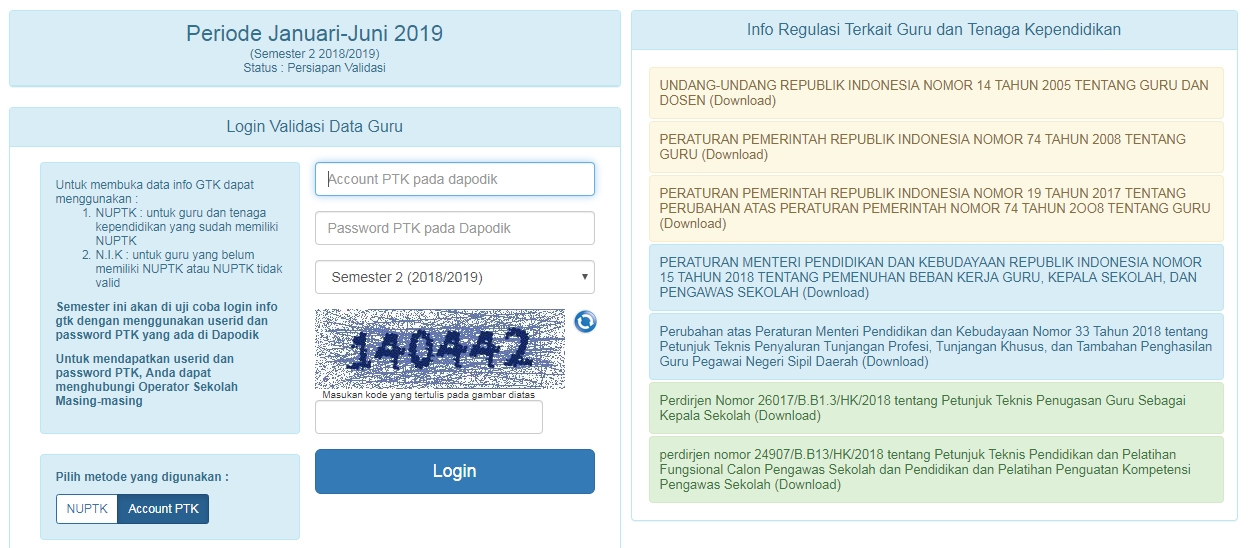 Inilah Cara Mengecek Info Gtk Menggunakan Akun Dapodik Smp