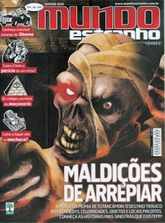 Revista Mundo Estranho Maldições de Arrepiar