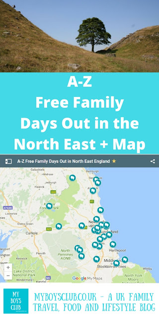 A-Z Free Family Days Out in the North East