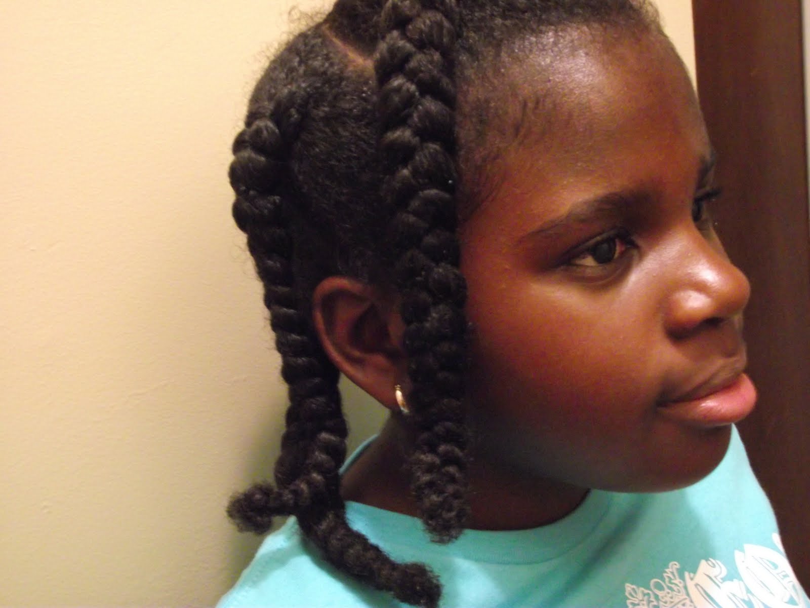 the sistah cafe summertime natural hair style for kids