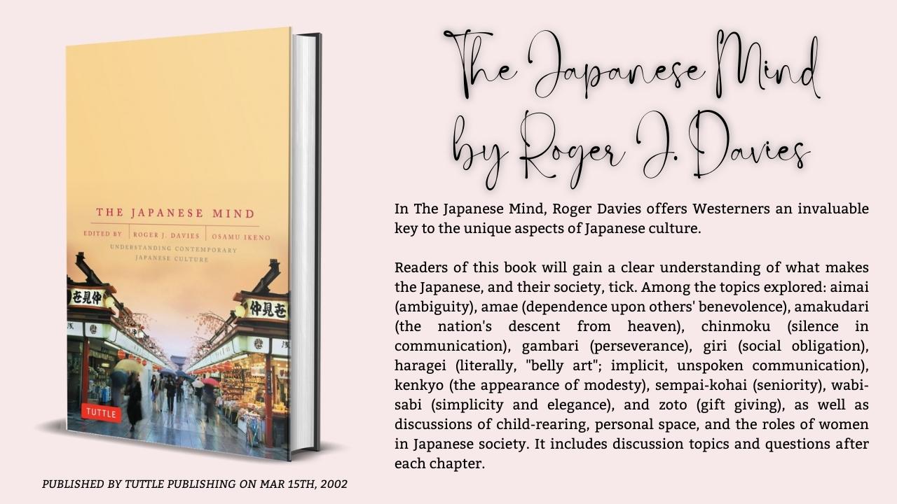 The Japanese Mind by Roger J. Davies